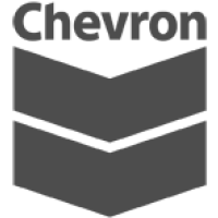 Chevron logo in black and white