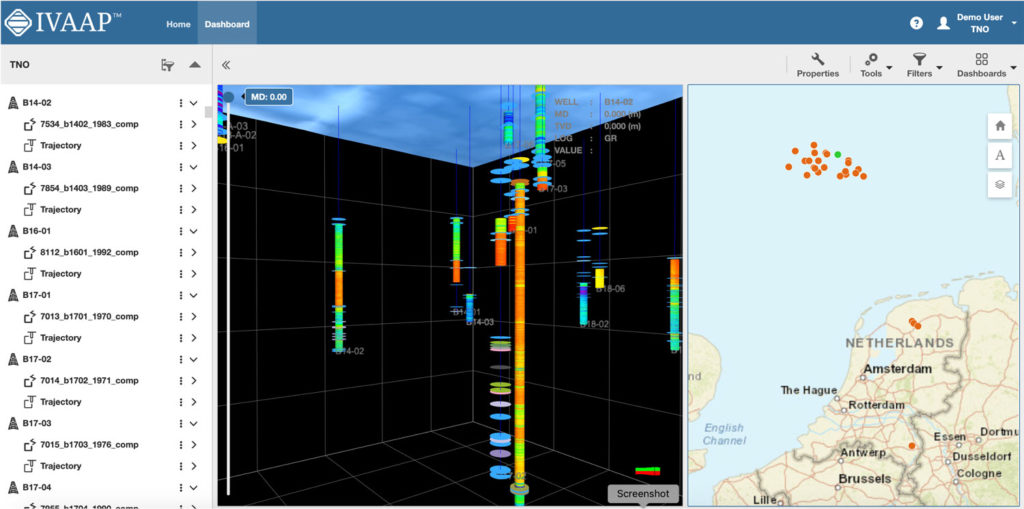 well-log-map