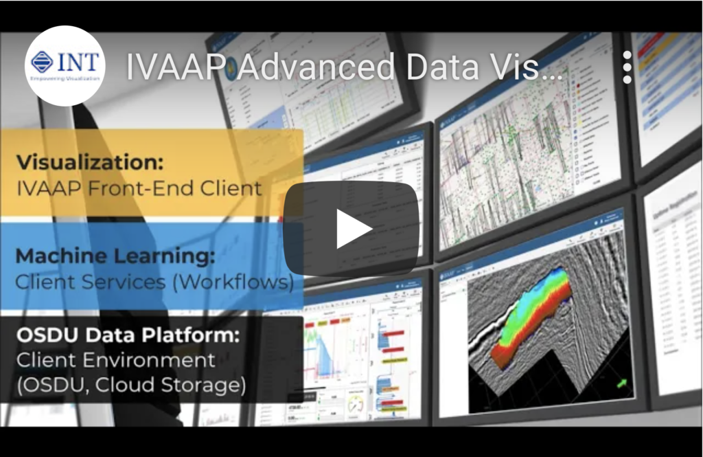 IVAAP Visualization on OSDU R3 (Mercury)