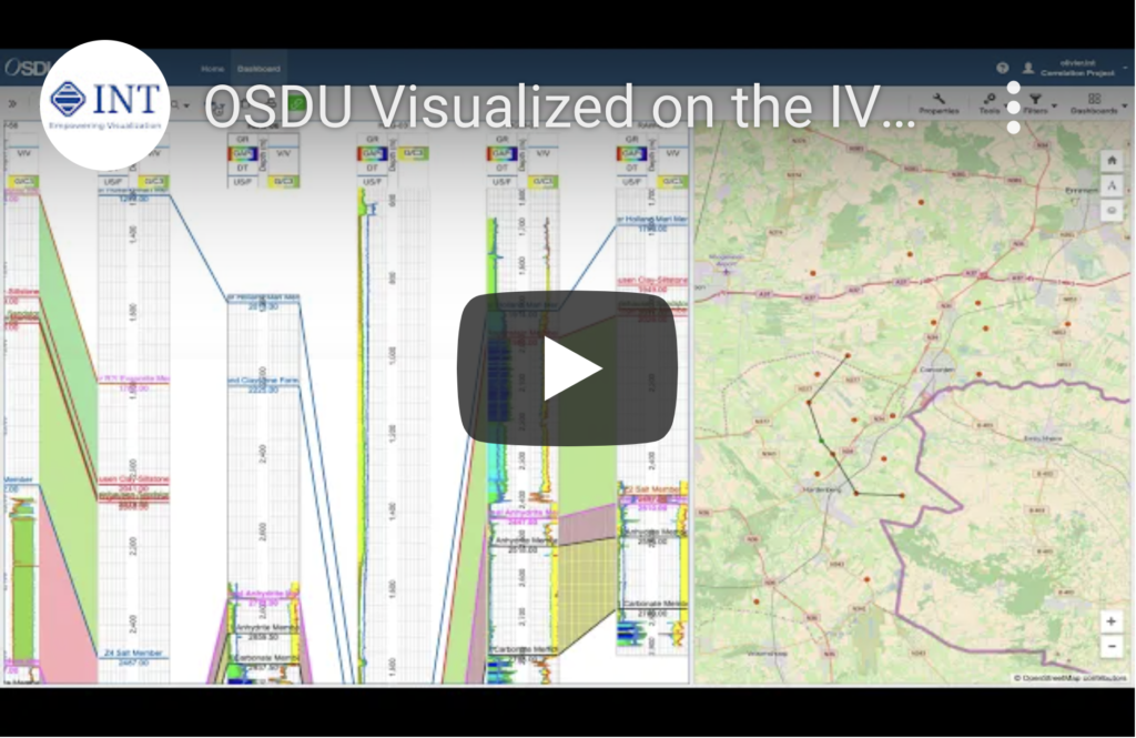 OSDU Visualized on the IVAAP Platform