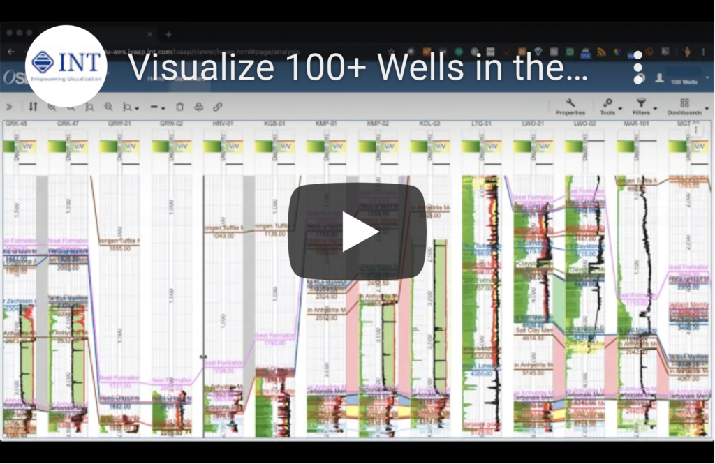 Visualize 100+ Wells in the Cloud with IVAAP, OSDU, and AWS