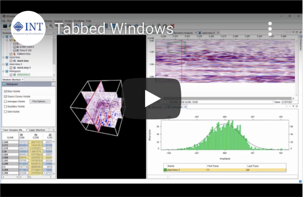 Working with Tabbed Windows in INTViewer