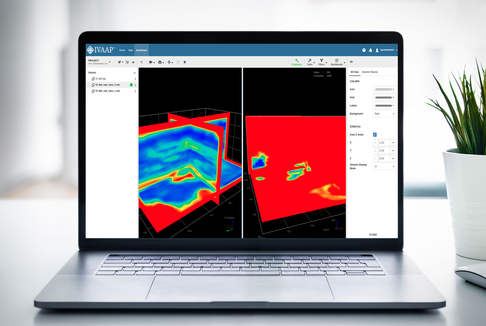 IVAAP OpenSeismic salt dome formation